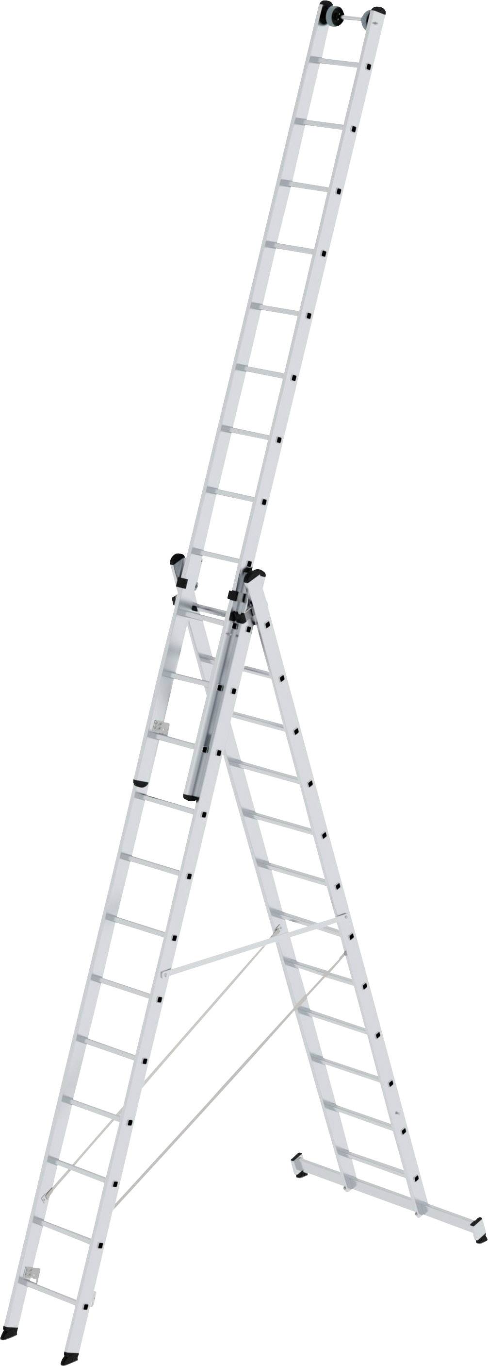 MUNK Günzburger Steigtechnik 33312 Aluminium Multifunctionele ladder Montage met gereedschap Werkhoogte (max.): 9.7 m 31000