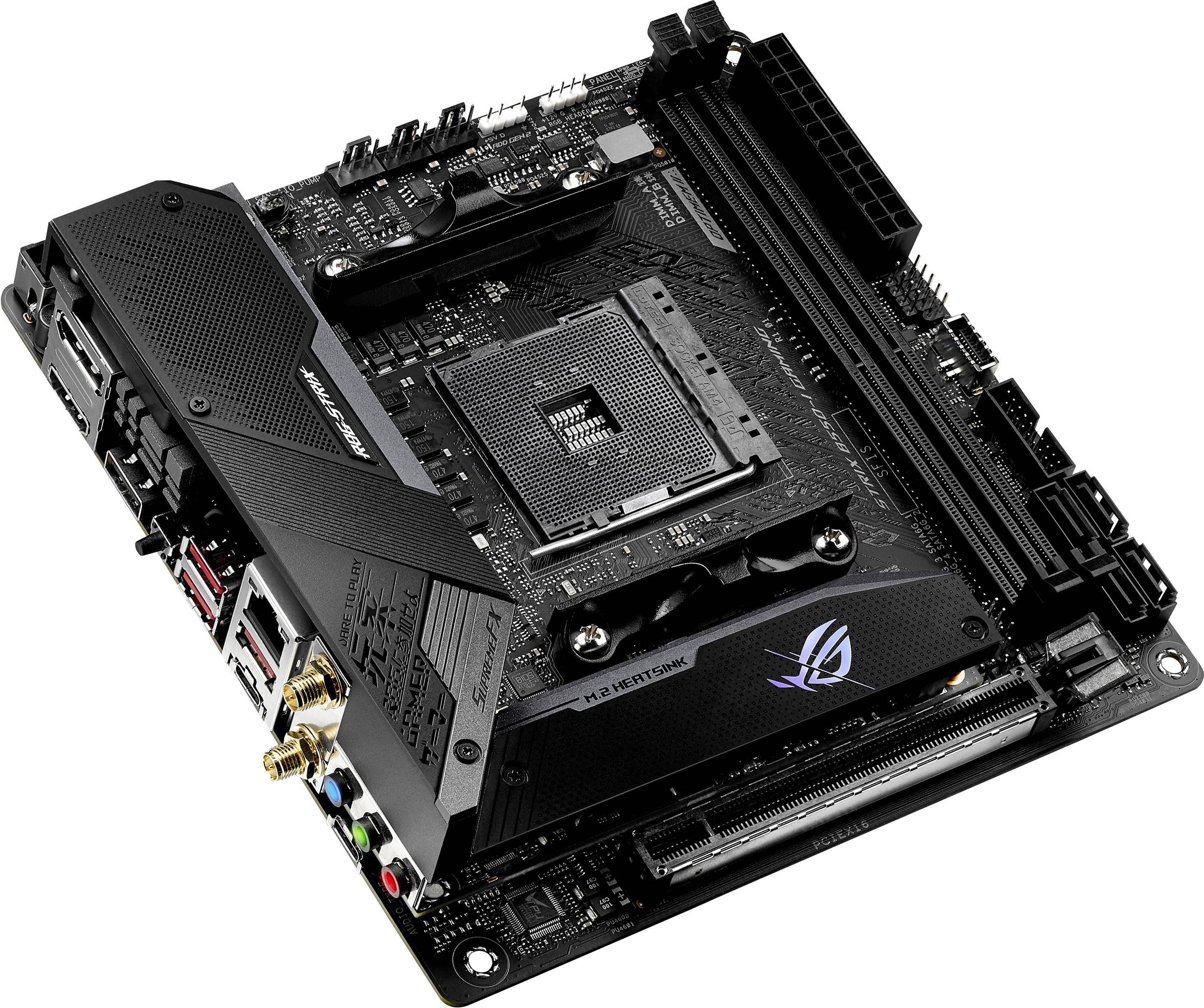 Asus ROG STRIX B550-I GAMING Moederbord Socket AMD AM4 Vormfactor Mini-ITX Moederbord chipset AMD® B550-5