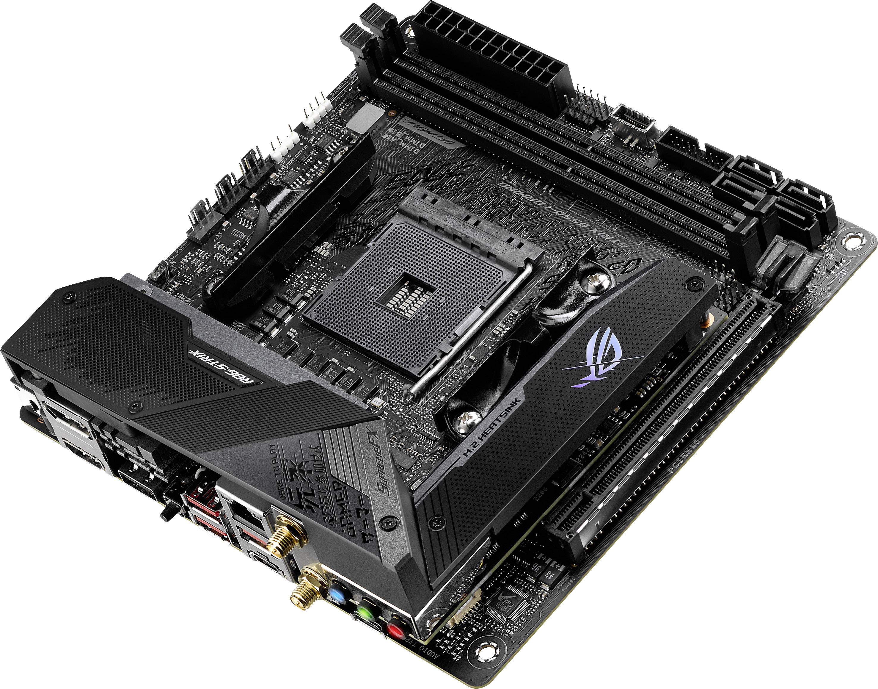 Asus ROG STRIX B550-I GAMING Moederbord Socket AMD AM4 Vormfactor Mini-ITX Moederbord chipset AMD® B550-11