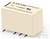'AXICOM' relaiscomponent met referentie 'EO4001', gelabeld 'V23079-D2001-B301'. Rechthoekig met vier metalen pennen, beige kleur.