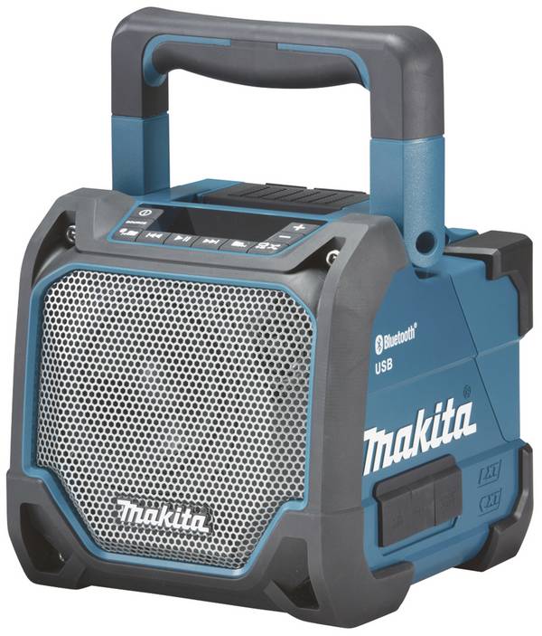 Makita DMR202 Bluetooth luidspreker Spatwaterdicht, Stootvast Turquoise, Zwart