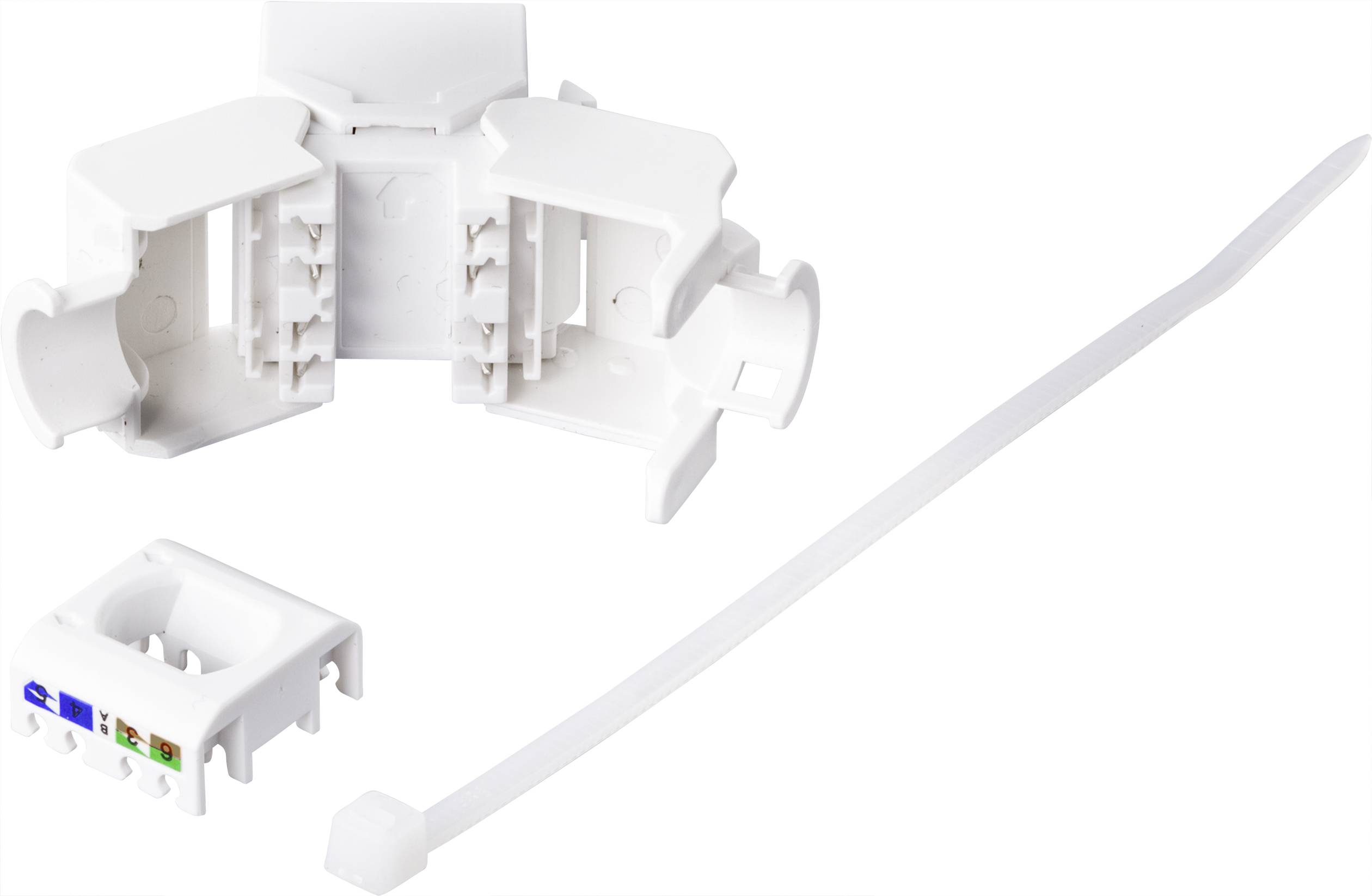 Renkforce RJ45-inbouwmodule Keystone CAT 6A-3