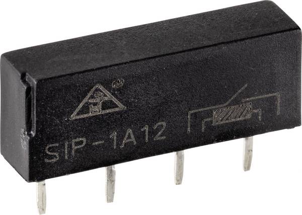 TRU COMPONENTS SIP1A12 Reedrelais 1x NO 12 V/DC 0.5 A 10 W SIP-4
