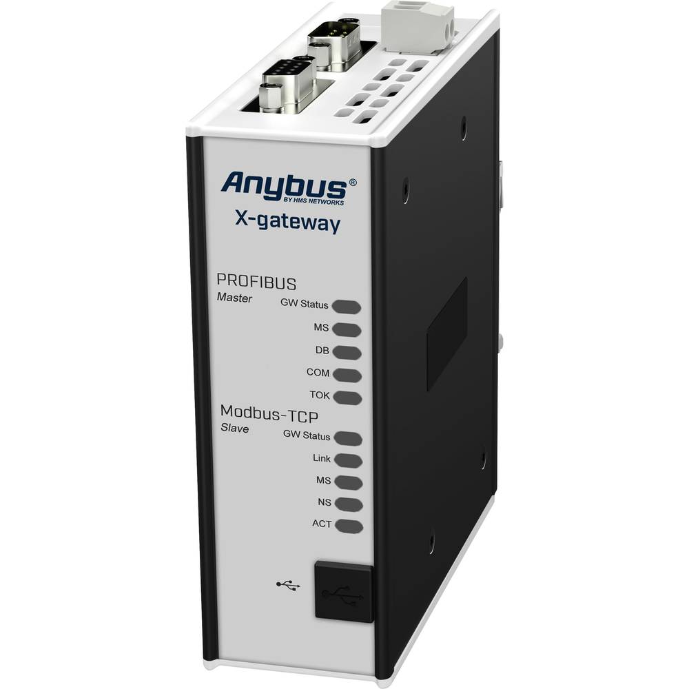 Anybus AB7629 Profibus Master/Modbus-TCP Slave Gateway Ethernet, USB 24 V/DC 1 stuk(s)