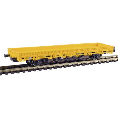 Viessmann 2316 H0 laagboordwagen met aandrijving, geel, functiemodel voor drieaderige systemen van de DB Geel