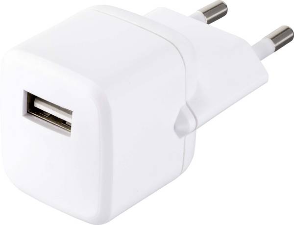 VOLTCRAFT UC-1AXX001 USB-oplader 12 W 1x USB-A Wit Binnen