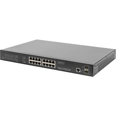 Digitus DN-95351 Managed Netwerk Switch 10 / 100 / 1000 MBit/s IEEE 802.3af (12.95 W), IEEE 802.3at (25.5 W) 