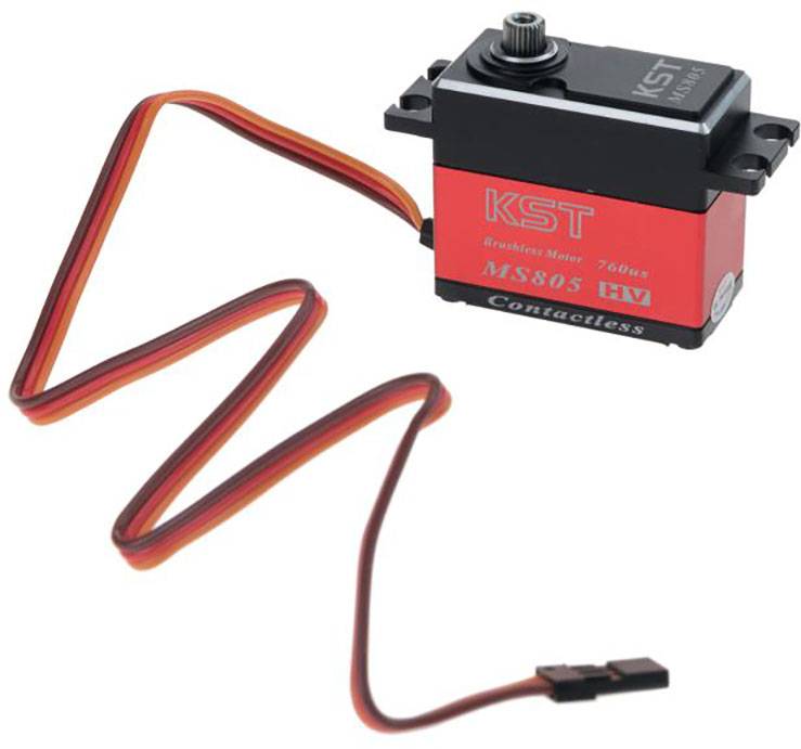 KST Standaard servo Servo MS805 Digital HV Digitale servo Materiaal (aandrijving): Metaal