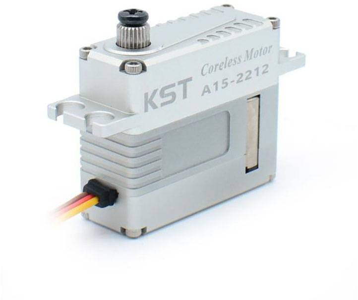 KST Mini-servo Servo A15-2212 Digital HV Digitale servo Materiaal (aandrijving): Metaal