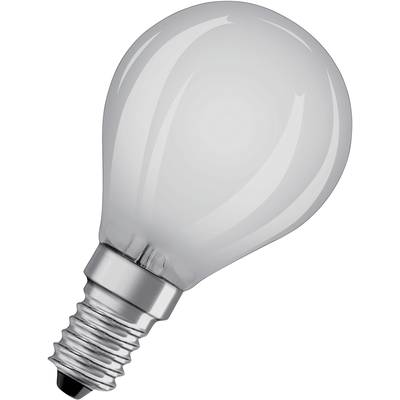 OSRAM 4058075436480 LED-lamp Energielabel E (A - G) E14 Peer 4 W = 40 W Warmwit (Ø x l) 45 mm x 78 mm  1 stuk(s)