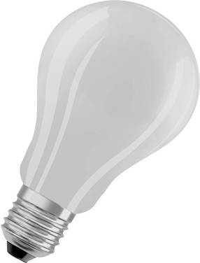 OSRAM HOMELIGHTING 4058075437326 LED-lamp Energielabel D (A - G) E27 Peer 18 W = 150 W Warmwit (Ø x h) 70 mm x 128 mm Dimbaar 1 stuk(s)