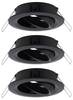 Paulmann 92487 EBL Choose Inbouwring Set van 3 stuks 10 W Zwart (mat)