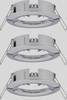 Paulmann 92482 EBL Choose Inbouwring Set van 3 stuks 10 W Chroom