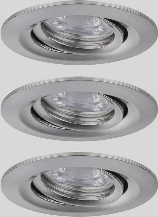 Paulmann 92973 EBL Nova mini Plus Coin LED-inbouwlamp Set van 3 stuks 4.20 W IJzer