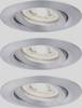 Paulmann 92975 EBL Nova mini Plus Coin LED-inbouwlamp Set van 3 stuks LED-module 4.20 W Aluminium