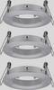 Paulmann 92484 EBL Choose Inbouwring Set van 3 stuks 10 W Aluminium (gedraaid)