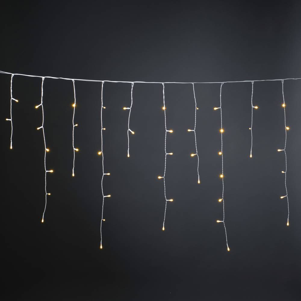 Lichtgordijn voor buiten - 200 LEDs - Warm wit - 5 meter - Kerstverlichting