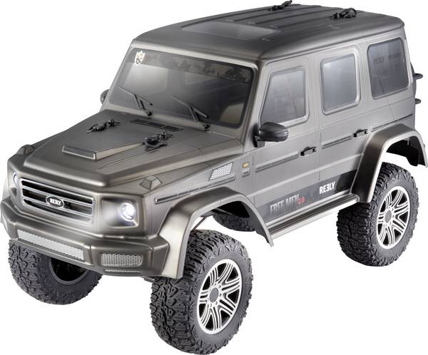Reely FreeMen 2.0 Brushed 1:10 RC auto Elektro Crawler 4WD 100% RTR 2,4 GHz Incl. accu, oplader en batterijen voor de zender