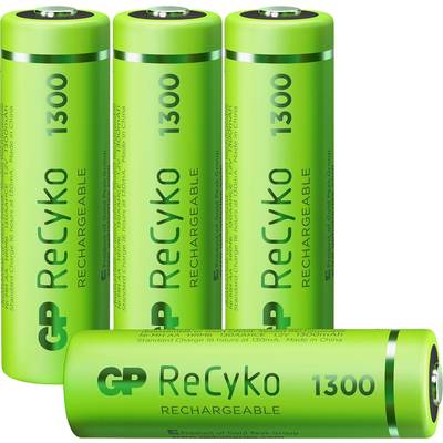 GP Batteries GPRCK130AA684C4 Oplaadbare AA batterij (penlite) NiMH 1300 mAh 1.2 V 4 stuk(s)