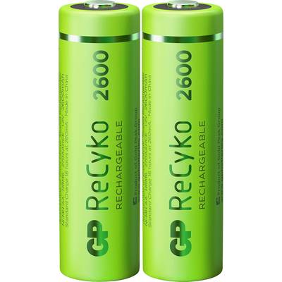 GP Batteries GPRCK260AA776C8 Oplaadbare AA batterij (penlite) NiMH 2600 mAh 1.2 V 2 stuk(s)