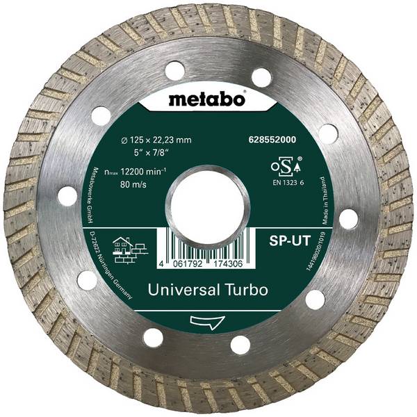 Metabo 628552000 Diamanten doorslijpschijf Diameter 125 mm Boordiameter 22.23 mm Beton 1 stuk(s)