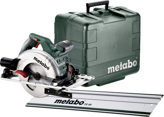 Metabo KS 55 FS Set Handcirkelzaag Zaagdiepte 90° (max.) 55 mm   670 W
