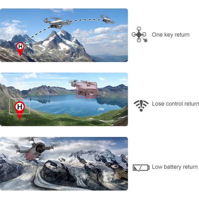 Reely GeNii Mini Super Combo Drone (quadrocopter) RTF Luchtfotografie Wit-grijs-14