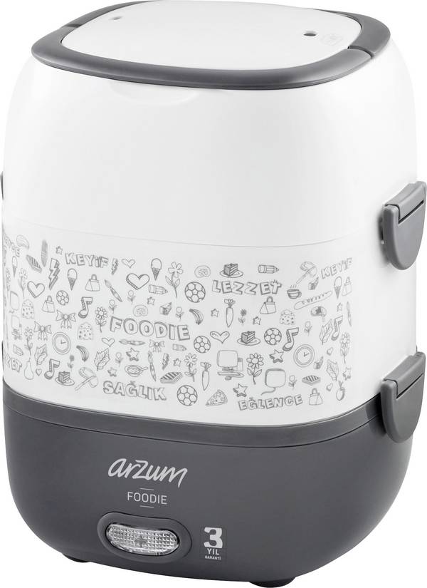 arzum AR1073W AR1073 Elektrische lunchbox Wit