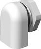 Hammond Electronics Ontluchtingsklep Polycarbonaat Lichtgrijs (l x b x h) 35 x 30 x 25 mm 1 stuk(s)