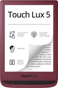 Conrad PocketBook Touch Lux 5 RubyRed eBook-reader 15.2 cm (6 inch) Ruby, Rood aanbieding