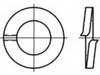 TOOLCRAFT TO-6854010 Veerring Binnendiameter: 10 mm DIN 127 Verenstaal 1000 stuk(s)