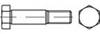 TOOLCRAFT TO-6855774 Zeskant passchroeven M8 32 mm Buitenzeskant DIN 609 Staal 25 stuk(s)