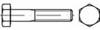 TOOLCRAFT TO-6861528 Zeskantbout M8 30 mm Buitenzeskant DIN 960 Staal 200 stuk(s)