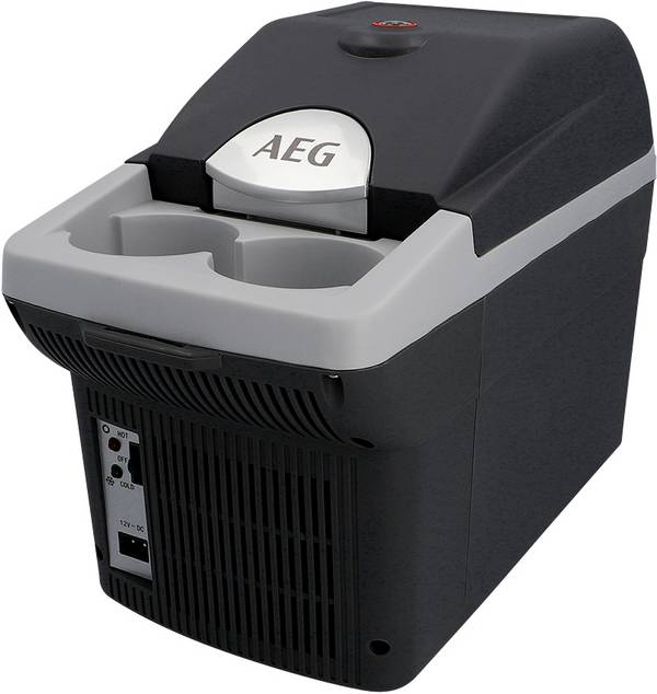 AEG Bordbar BK6 Koelbox en verwarmingsbox  Thermo-elektrisch 12 V/DC Grijs 6 l Max. 20 °C onder omgevingstemperatuur
