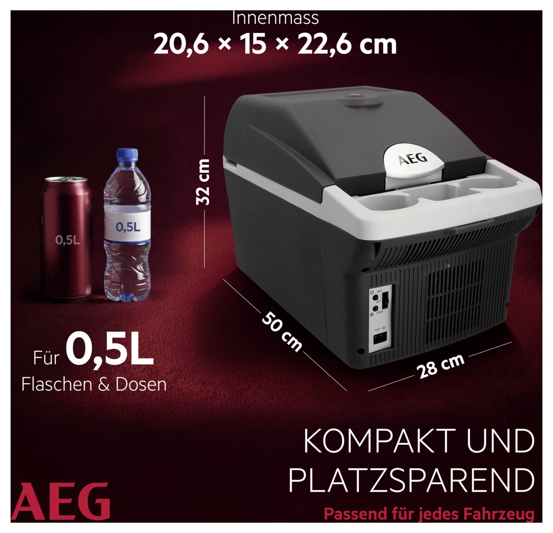 AEG Bordbar BK16 Koelbox en verwarmingsbox Thermo-elektrisch 12 V/DC Grijs 16 l Max. 20 °C onder omgevingstemperatuur-4