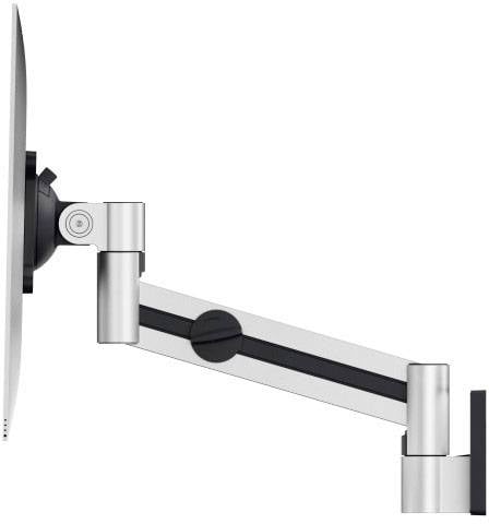 Durable 509023 Wandbeugel voor monitor Aantal monteerbare displays: 1 Display(s) 53,3 cm (21") - 96,5 cm (38") Zilver Dr-6