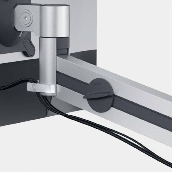 Durable 509023 Wandbeugel voor monitor Aantal monteerbare displays: 1 Display(s) 53,3 cm (21") - 96,5 cm (38") Zilver Dr-9