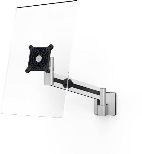 Durable 509023 Wandbeugel voor monitor Aantal monteerbare displays: 1 Display(s) 53,3 cm (21") - 96,5 cm (38") Zilver Dr-10