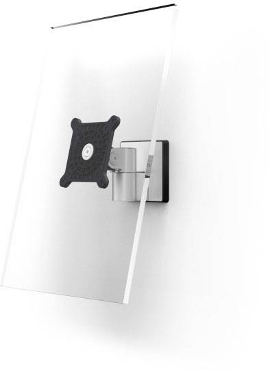Durable 508923 Wandbeugel voor monitor Aantal monteerbare displays: 1 Display(s) 53,3 cm (21") - 96,5 cm (38") Zilver Dr-9