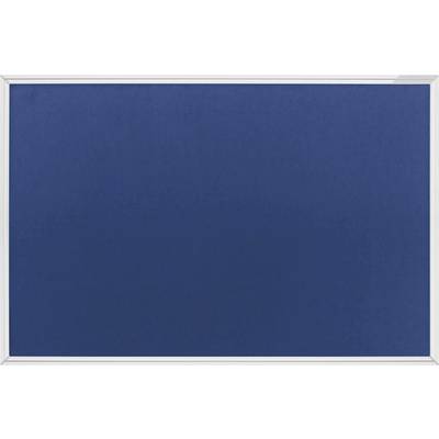 Magnetoplan 1460003 Prikbord Koningsblauw, Grijs Vilt 600 mm x 450 mm 