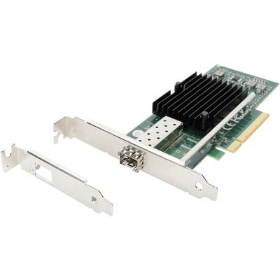 Een groene computerkaart met zwarte koellichamen en metalen elementen voor installatie in desktopcomputers.