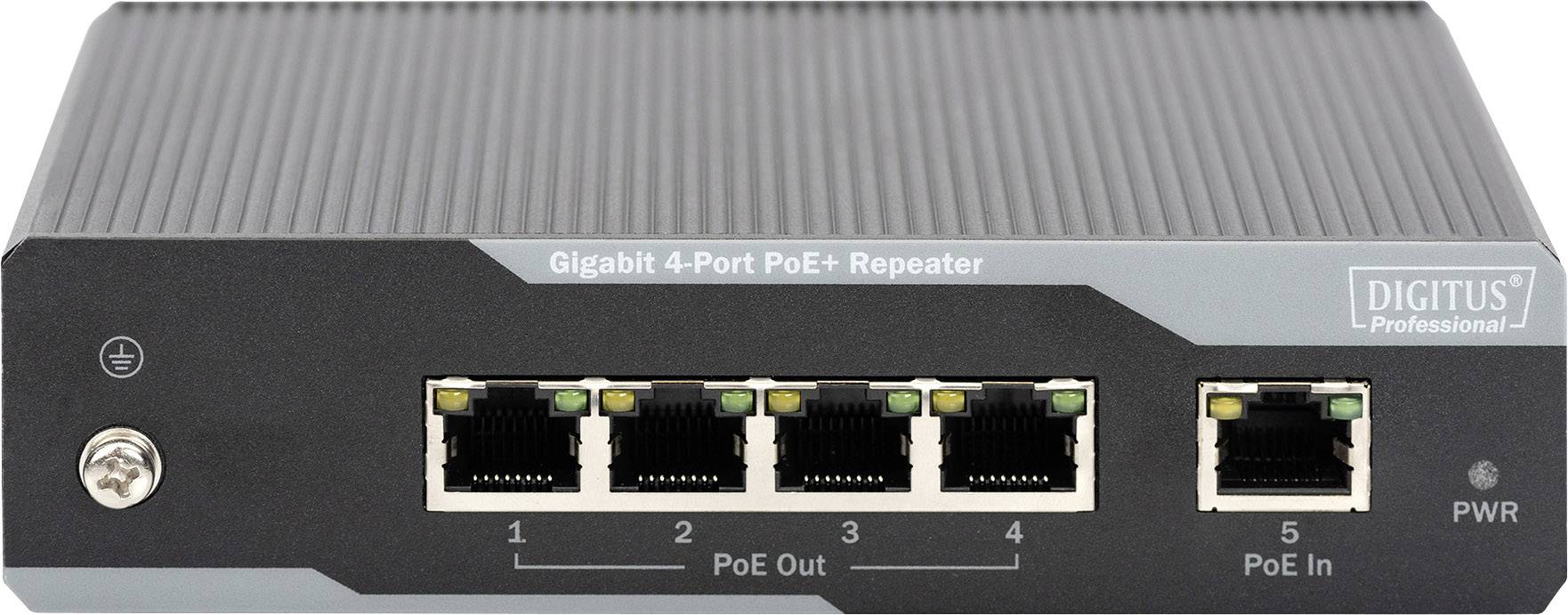 Digitus DN-95125 Industrial Ethernet Extender 10 / 100 / 1000 MBit/s IEEE 802.3af (12.95 W), IEEE 802.3at (25.5 W)-2