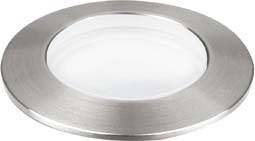 Brumberg 00P3817W 00P3817W Vloerlamp (inbouw) Lichtbron niet vervangbaar LED 1.00 W RVS