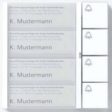 Siedle 200035528-00 Functiemodule voor Accessoires voor deurintercom   Zilver