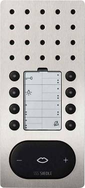 Siedle BFC 850-01 E/S   Deurintercom Kabelgebonden  Zwart