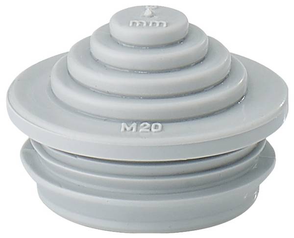 Hensel STM 20 Standentule Plaatdikte (max.) 4 mm Lichtgrijs 1 stuk(s)