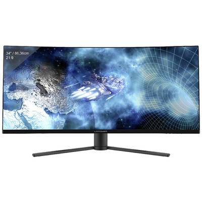 LC Power LC-Power Gaming monitor 86.4 cm (34 inch) Energielabel G (A - G) 3440 x 1440 Pixel UWQHD 4 ms HDMI, DisplayPort