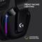 Gaming-headset met naar voren gerichte verlichting en het opschrift 'G733', ernaast staat 'Aanpasbare LIGHTSYNC RGB'.