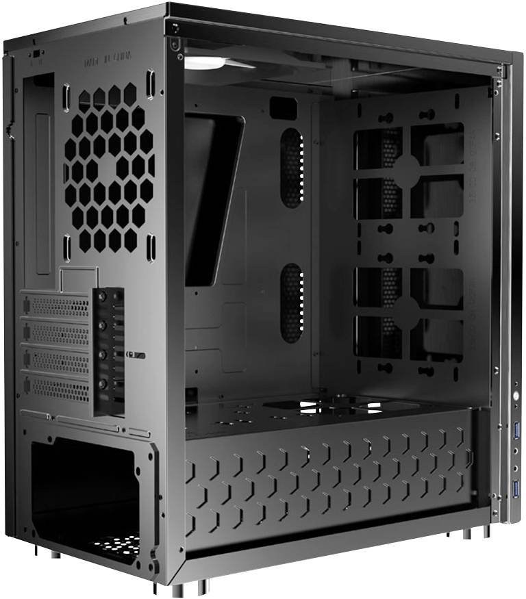 Jonsbo C3Plus BLACK PC-behuizing Zwart-2