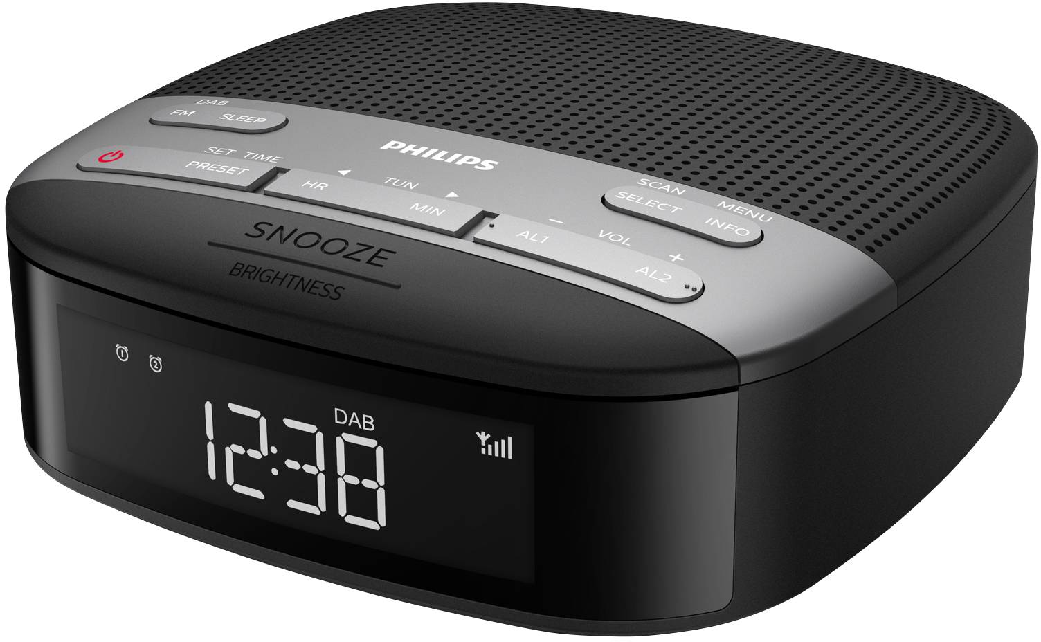 PHILIPS DAB+Dubbel alarm Digitale FM-tuner TAR3505/12-2